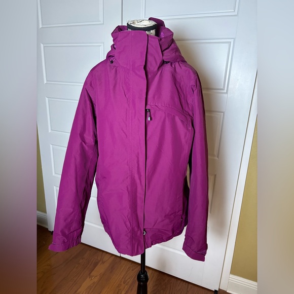 Lands' End Girl's Large PrimaLoft Hooded Winter Coat Purple! Warm! - Picture 1 of 7